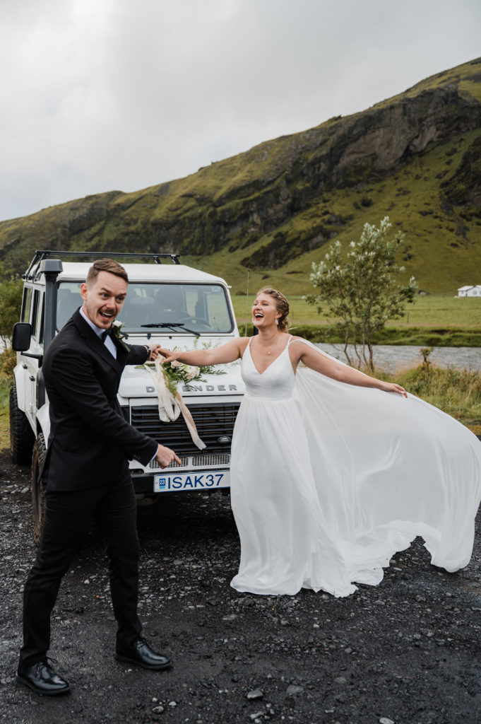 Skogafoss waterfall elopement, Iceland elopement, how to elope in Iceland, how to get married in Iceland, destination elopement photographer
