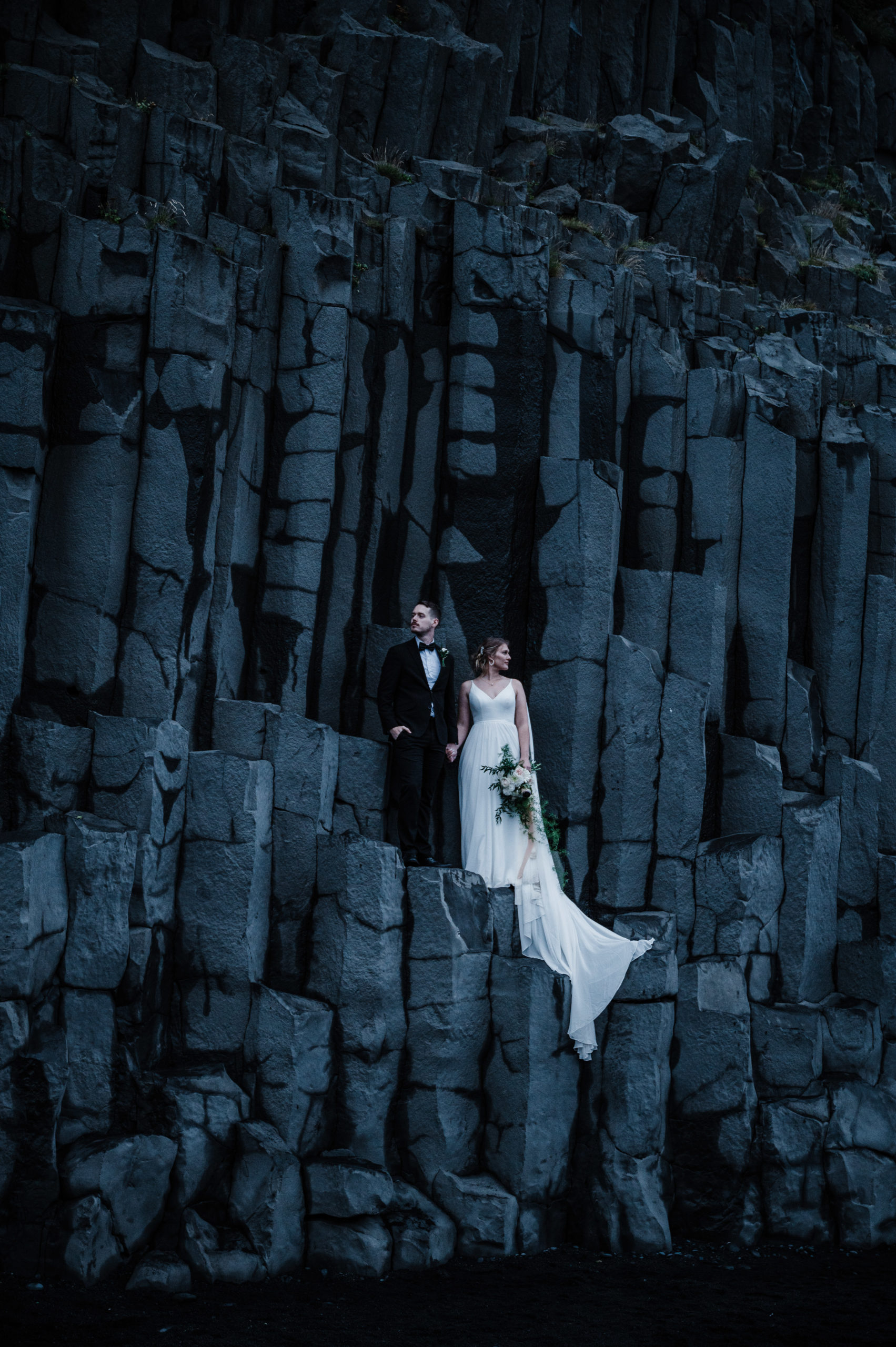 iceland elopement, Reynisfjara black sand beach, elopement in Vik, Iceland, how to get married in Iceland, Iceland elopement photographer