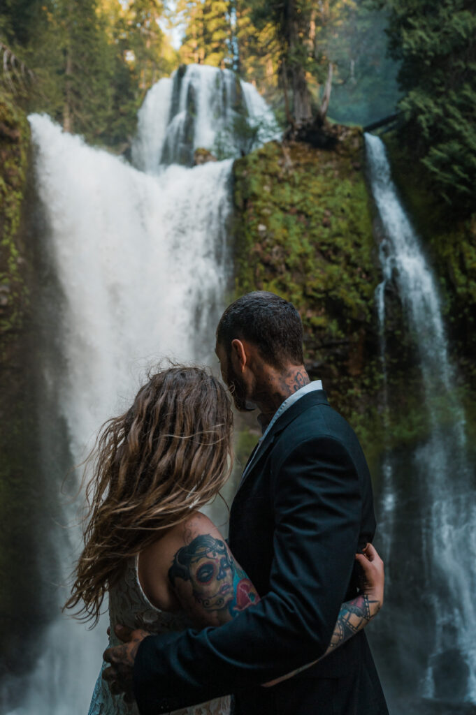 Falls creek falls elopement 