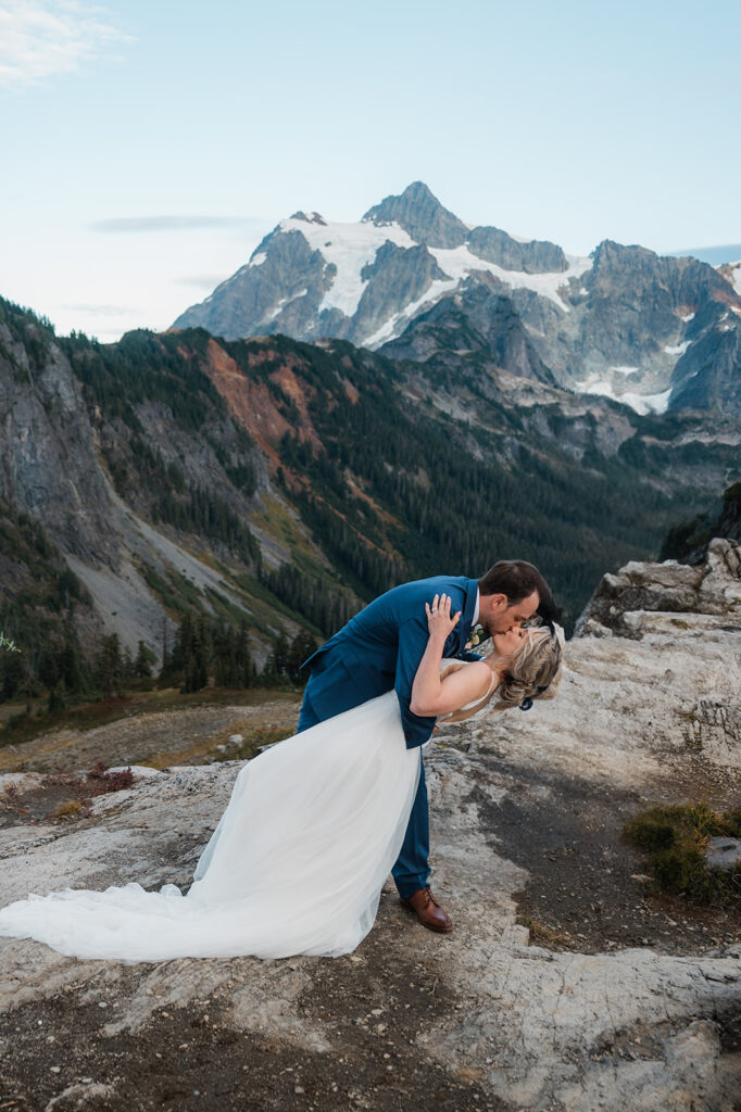 An intimate North Cascades wedding ceremony